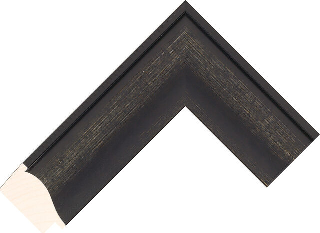 340542711 - Black - 50mm wide picture frame chevron