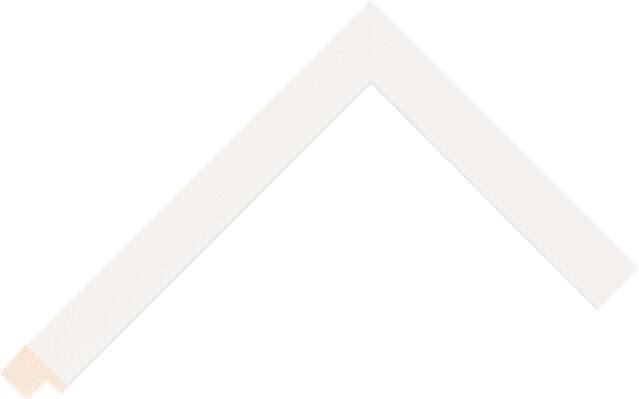 343223102 - White - 20mm wide picture frame chevron