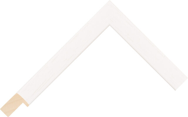 352453127 - White - 20mm wide picture frame chevron