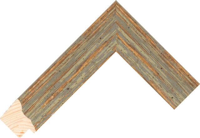 354304 - Green - 38mm wide picture frame chevron