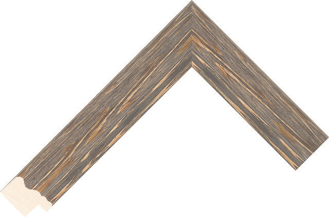 359240 - Grey - 31mm wide picture frame chevron