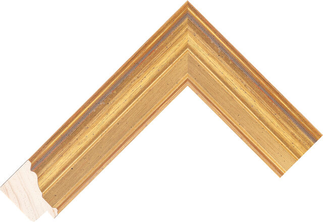 361217102 - Gold - 40mm wide picture frame chevron