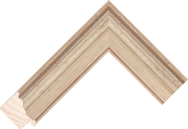 361217103 - Silver - 40mm wide picture frame chevron