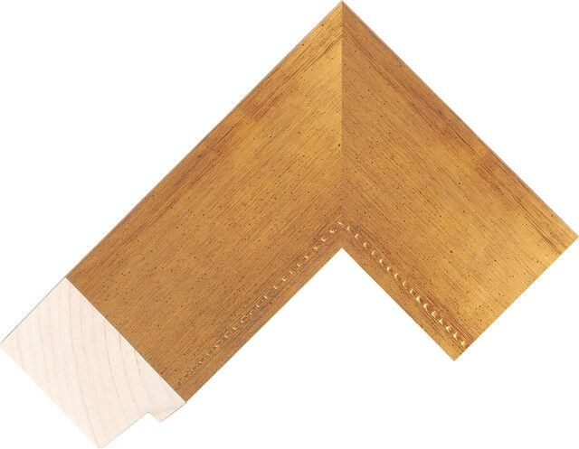 362219111 - Gold - 75mm wide picture frame chevron