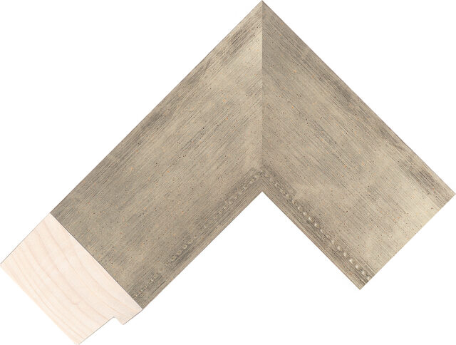 362219112 - Silver - 75mm wide picture frame chevron