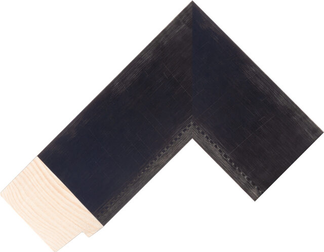 362219113 - Black - 75mm wide picture frame chevron