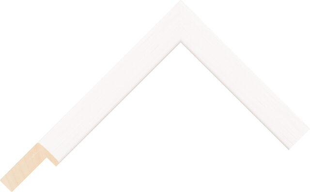 364453127 - White - 20mm wide picture frame chevron