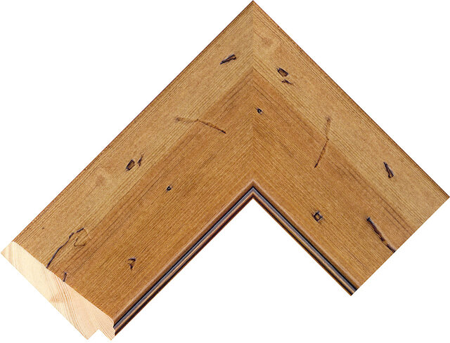 366152000 - Medium Oak - 62mm wide picture frame chevron