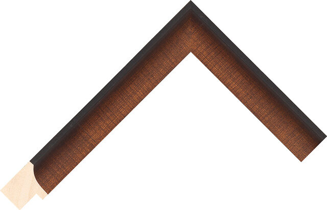 371560 - Mahogany - 24mm wide picture frame chevron