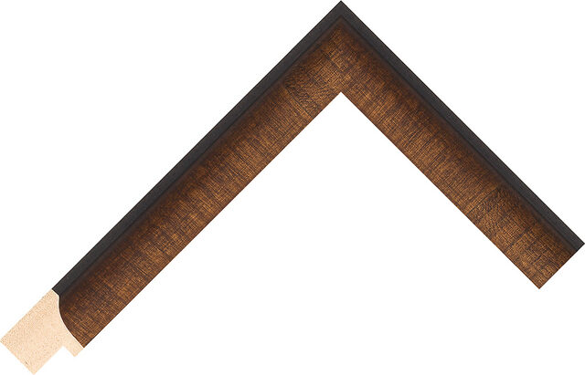 371570 - Walnut - 24mm wide picture frame chevron