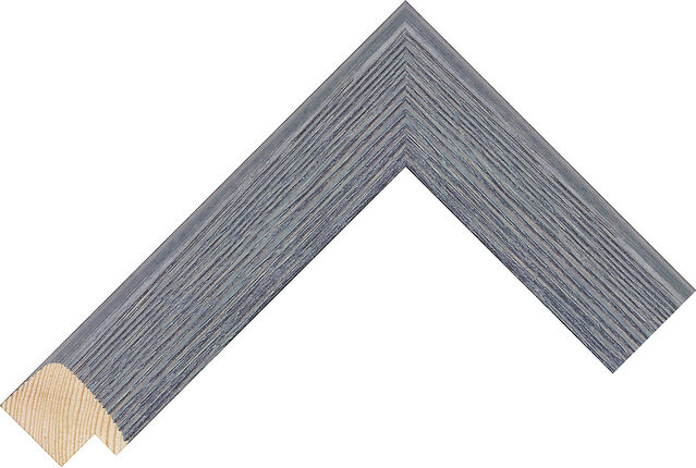 372005000 - Grey - 25mm wide picture frame chevron