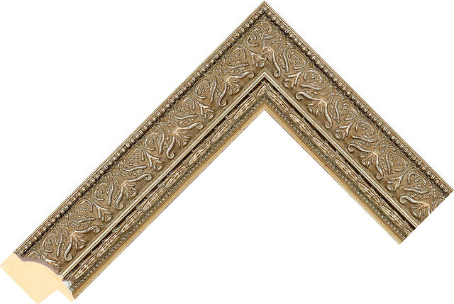 373IS - Silver - 33mm wide picture frame chevron