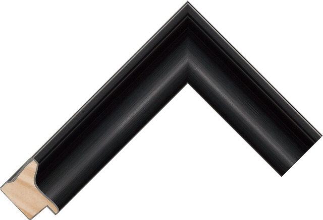 380650 - Black - 38mm wide picture frame chevron