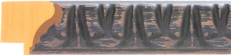 28mm Wide Black Scoop Frame Moulding for sale by the length, or in bulk (AQ.380654361) profile image