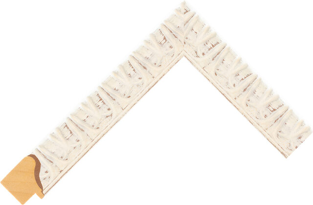 AQ.380654362 - White - 28mm wide picture frame chevron