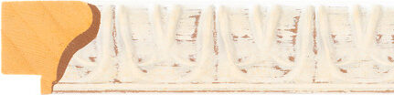 28mm Wide White Scoop Frame Moulding for sale by the length, or in bulk (AQ.380654362) profile image