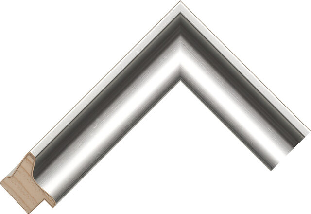 380660 - Silver - 38mm wide picture frame chevron