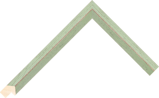382700523 - Green - 19mm wide picture frame chevron
