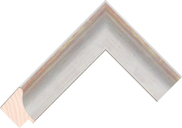 384403953 - Silver - 40mm wide picture frame chevron