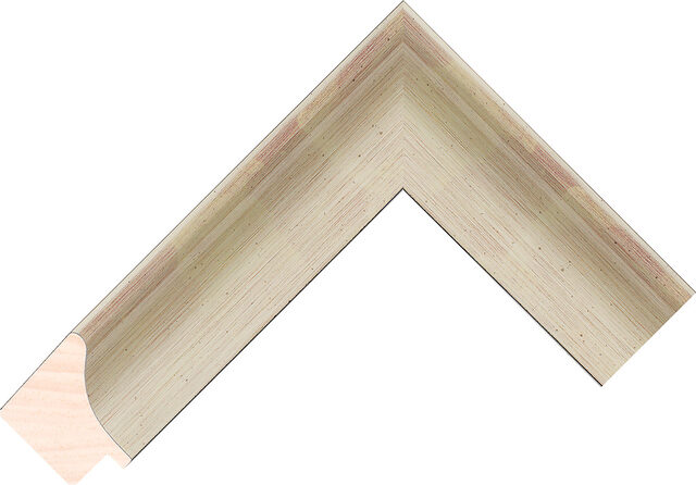 384403954 - Champagne - 40mm wide picture frame chevron