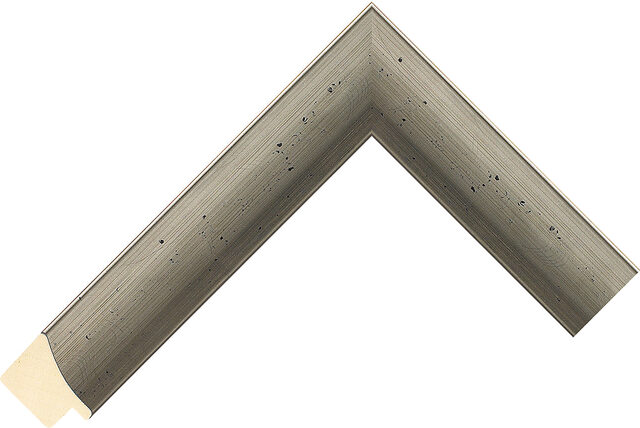 385252 - Pewter - 30mm wide picture frame chevron