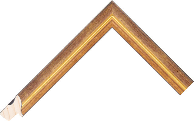 386232003 - Gold - 20mm wide picture frame chevron
