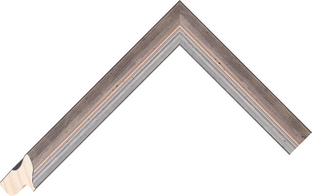 386232004 - Silver - 20mm wide picture frame chevron