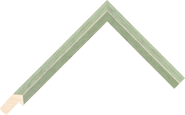 386700523 - Green - 19mm wide picture frame chevron