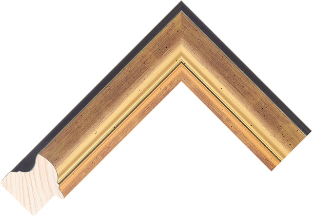 387403003 - Gold - 40mm wide picture frame chevron