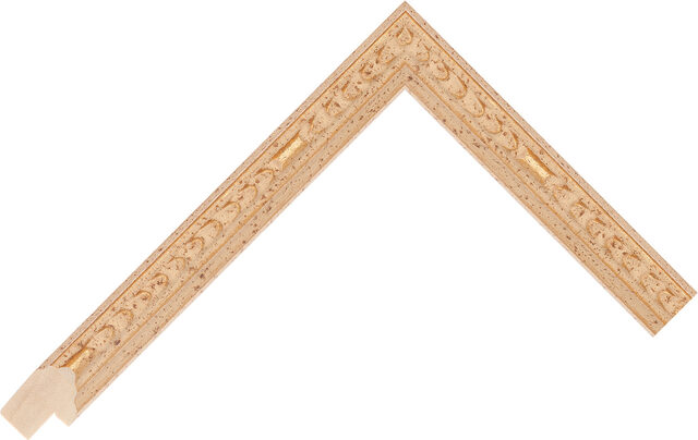 393620580 - Ocre/Gold - 19mm wide picture frame chevron