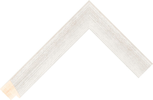 395453422 - White/Silver - 29mm wide picture frame chevron