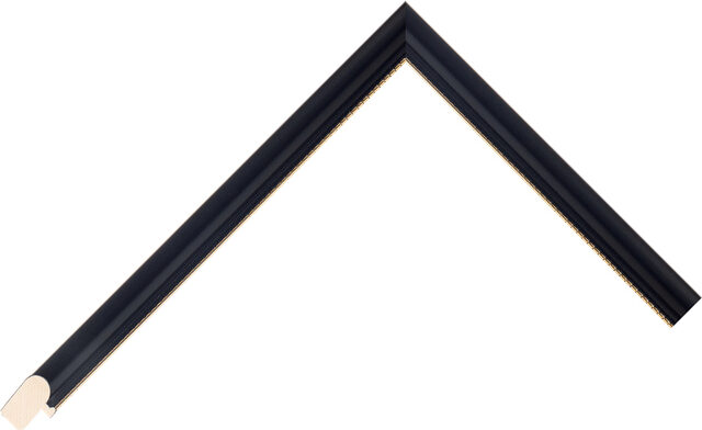 402167246 - Black/Gold - 13mm wide picture frame chevron