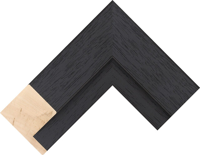 407000167 - Black - 84mm wide picture frame chevron