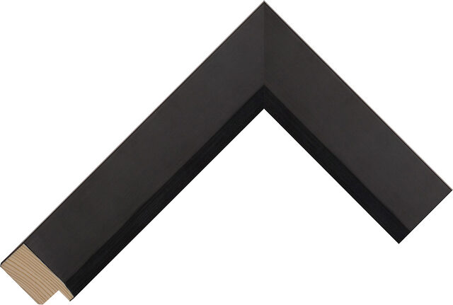 411434 - Charcoal - 35mm wide picture frame chevron