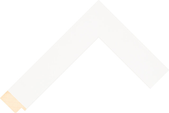 412220127 - White - 35mm wide picture frame chevron