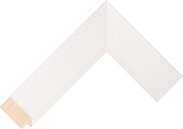 422000127 - White - 43mm wide picture frame chevron