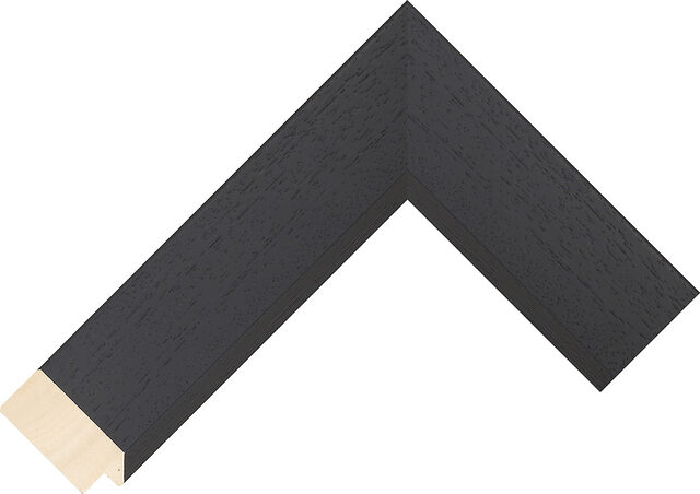 422000167 - Black - 43mm wide picture frame chevron