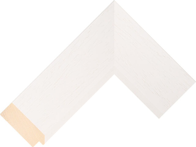 423000127 - White - 58mm wide picture frame chevron