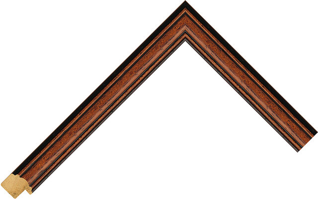 424494000 - Walnut - 19mm wide picture frame chevron