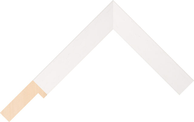 428000127 - White - 22mm wide picture frame chevron