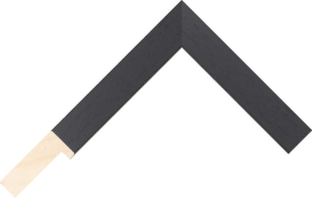 428000167 - Black - 22mm wide picture frame chevron