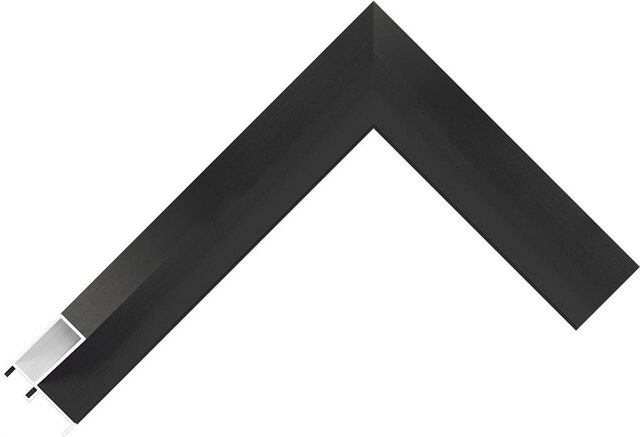 428013173 - Black - 35mm wide picture frame chevron