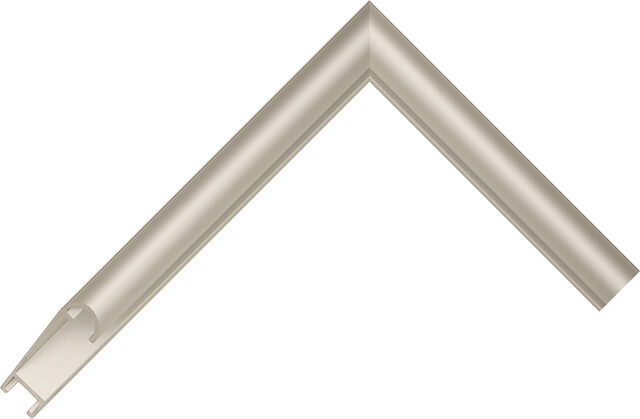 430120000 - Frosted Silver - 16mm wide picture frame chevron