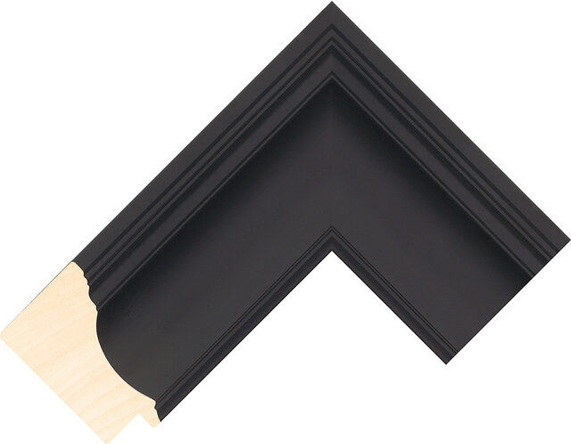 432167000 - Black - 63mm wide picture frame chevron