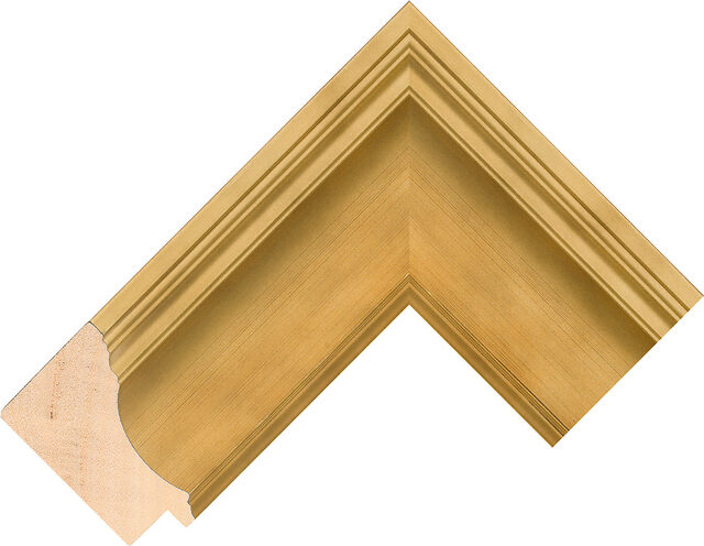 432247000 - Gold - 63mm wide picture frame chevron