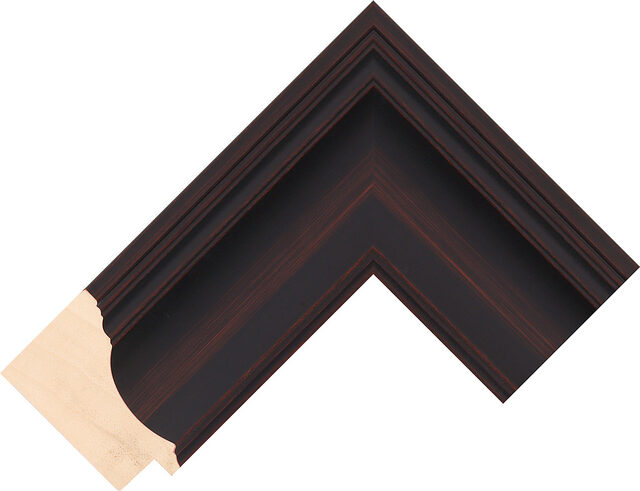 432436000 - Burgundy - 63mm wide picture frame chevron