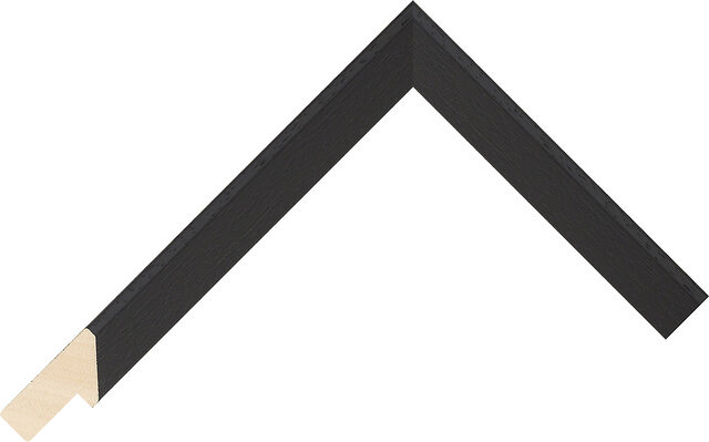 434000167 - Black - 18mm wide picture frame chevron