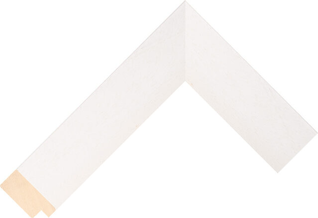 439000127 - White - 39mm wide picture frame chevron