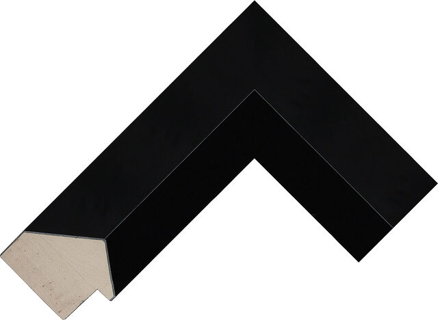 439082 - Black - 52mm wide picture frame chevron