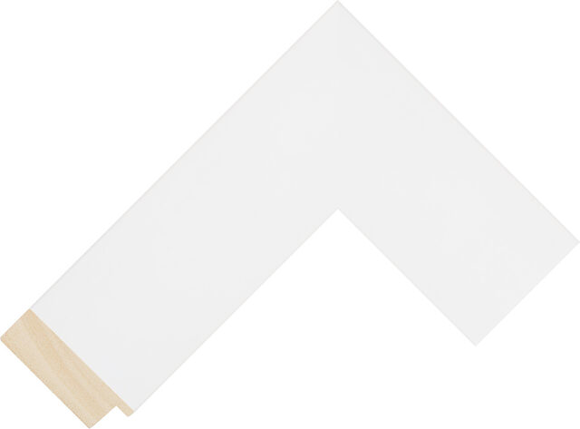 440127000 - White - 53mm wide picture frame chevron